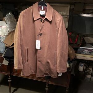 Cole Haan Signature men’s insulated camel tan overcoat XXL NWT